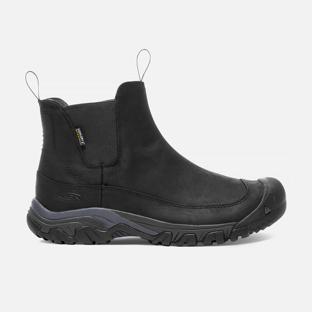 Bottes Chelsea Keen Homme Noir | Anchorage Iii Waterproof | ELFWB-4679